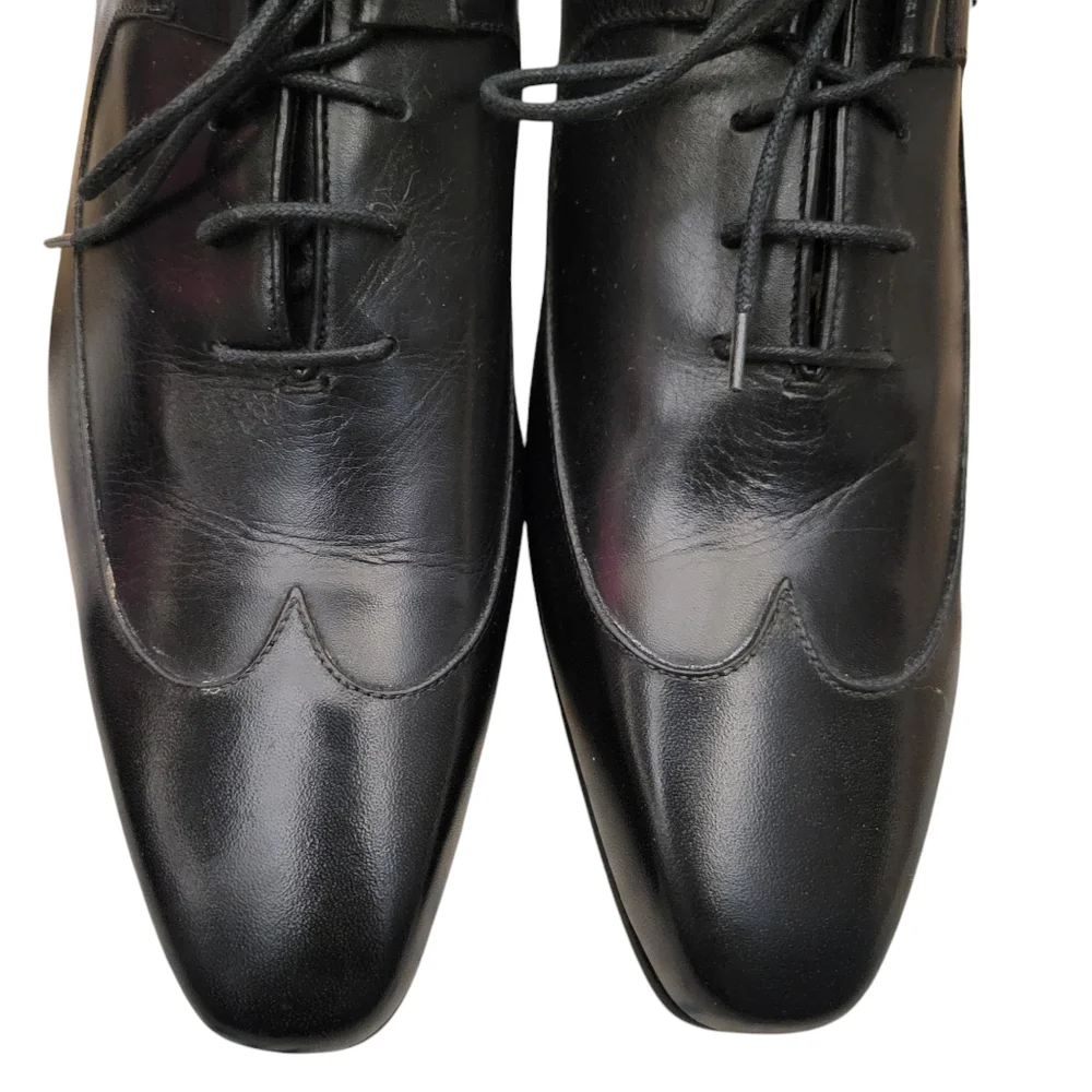 Mercanti Fiorentini Men's Wingtip Oxford Dress Shoes Size-10